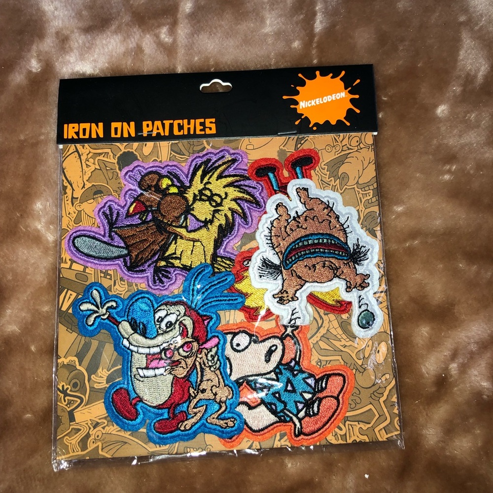 90s Nickelodeon Cartoons Iron On Patches